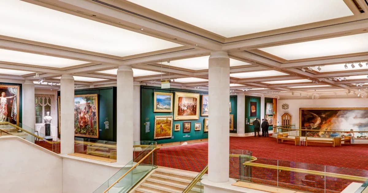 Inside Guildhall Art Gallery